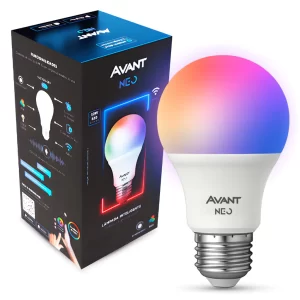Kit 1 a 5 Lâmpadas Led Smart Inteligente Wi Fi Alexa google 10w RGB E27 110v/220v Cod: 290028177 Neo Avant